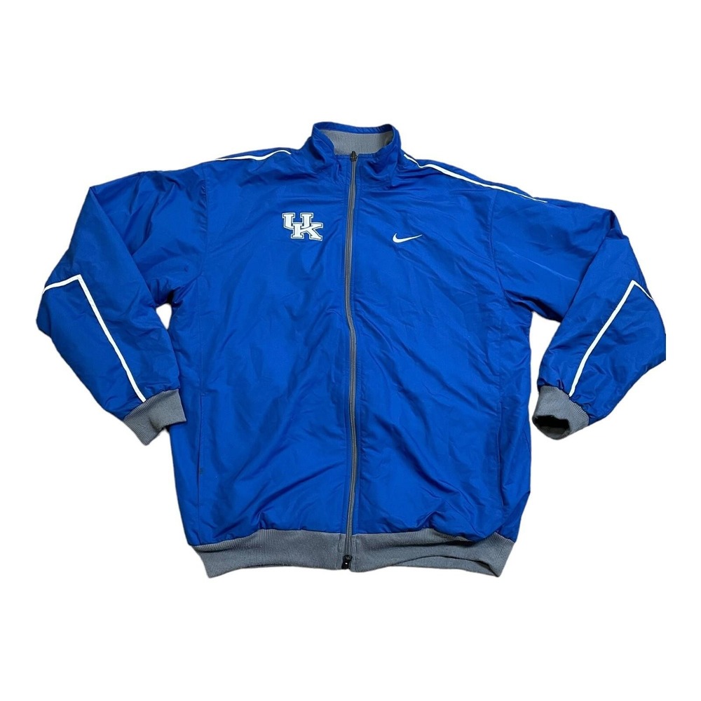 Vintage Nike University Of Kentucky Wildcats Reversible Jacket Size Medium B28
